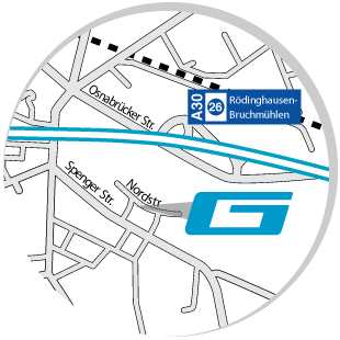 Anfahrt zur Horst Geisler GmbH & Co. KG
